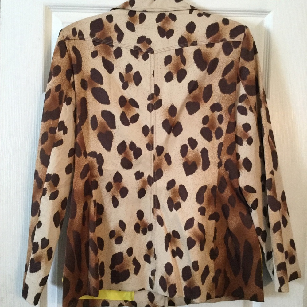 GIANNI VERSACE COUTURE CHEETAH LEOPARD JACKET BLAZER, NEW - Picture 12 of 13